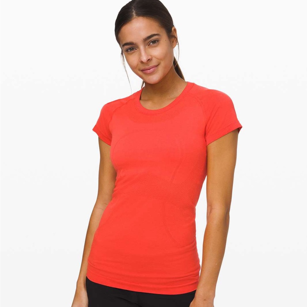 Lululemon “Thermal Red” Swiftly Tech Short Sleeve - image 5